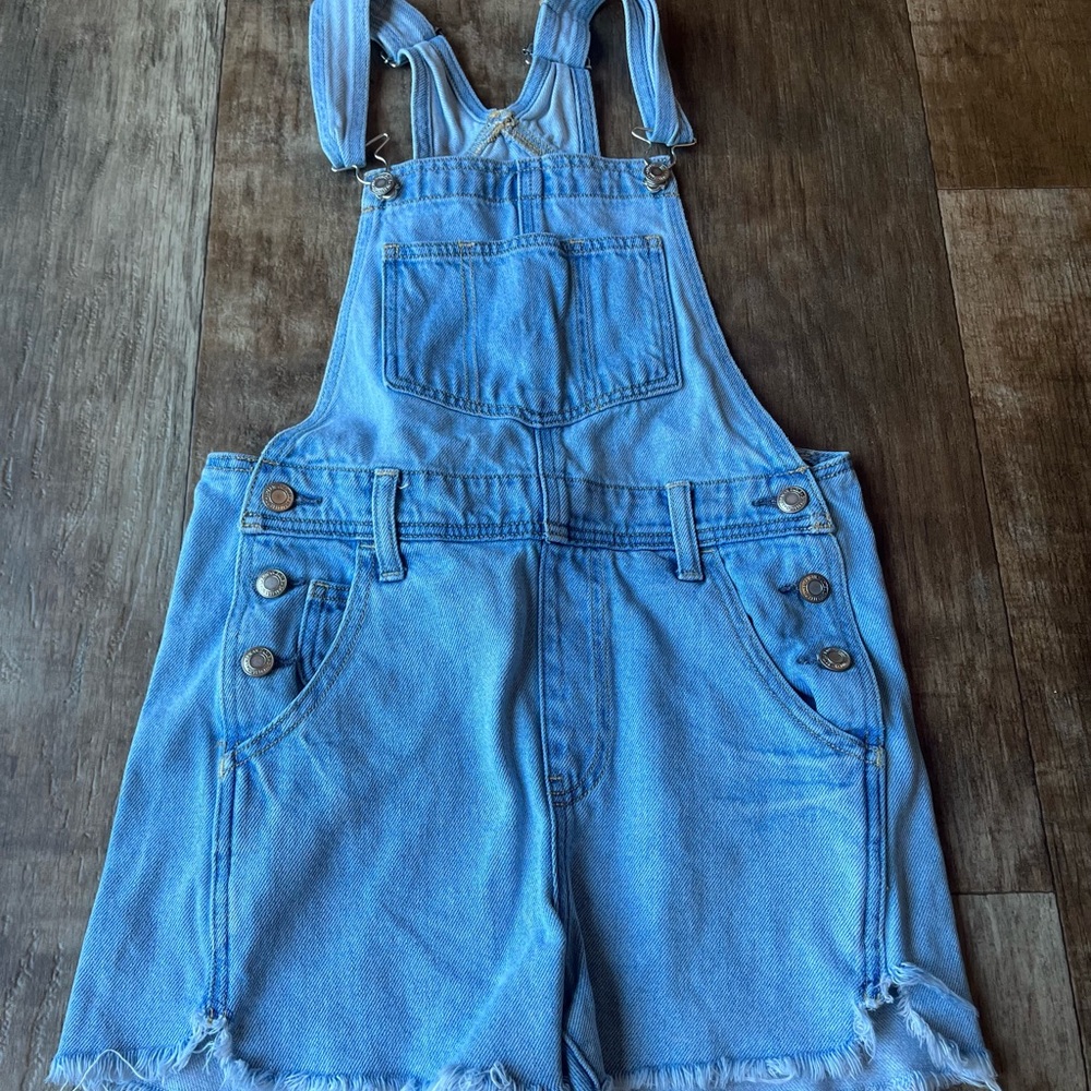 American Eagle Jean Short Overalls Size XXS